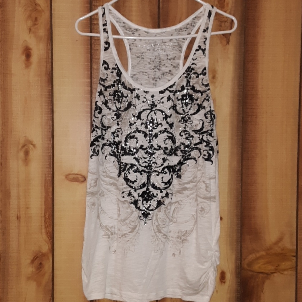 Maurices embellished tank top nwot